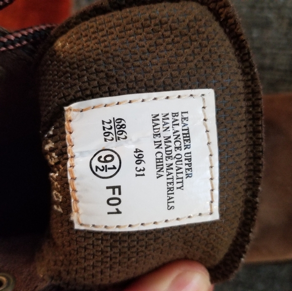 Wrangler 8" Brown Leather Workwear Boots - Picture 6 of 7